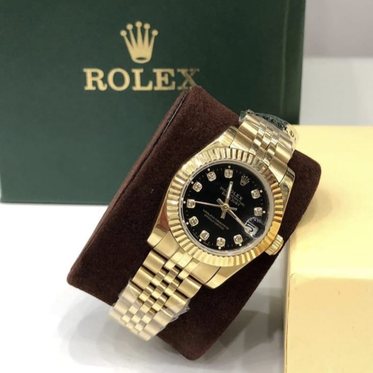 ROLEX MAN Stainless Steel Watch-Golden